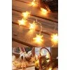 Rose Gold Yıldız 10 lu Metal Led Işık Rose Gold Yıldız 10 lu Metal Led Işık