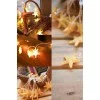 Rose Gold Yıldız 10 lu Metal Led Işık Rose Gold Yıldız 10 lu Metal Led Işık