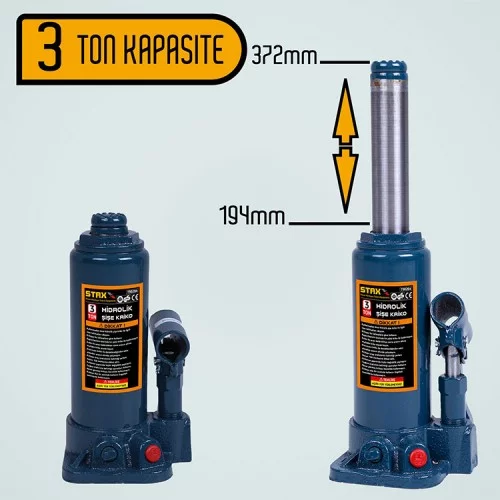 Staxx Power Pro 3 Ton Kapasiteli Araba Krikosu Staxx Power Pro 3 Ton Kapasiteli Araba Krikosu