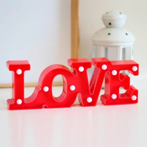 Love Yazılı Led Aydınlatma Love Yazılı Led Aydınlatma