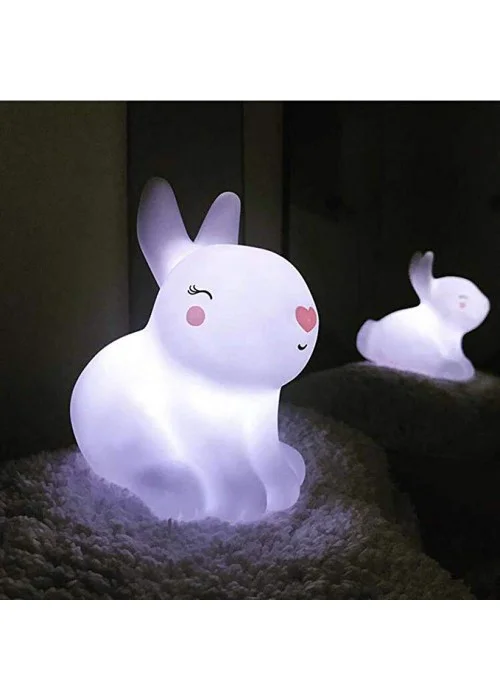 Mini Tavşan Led Gece Lambası 