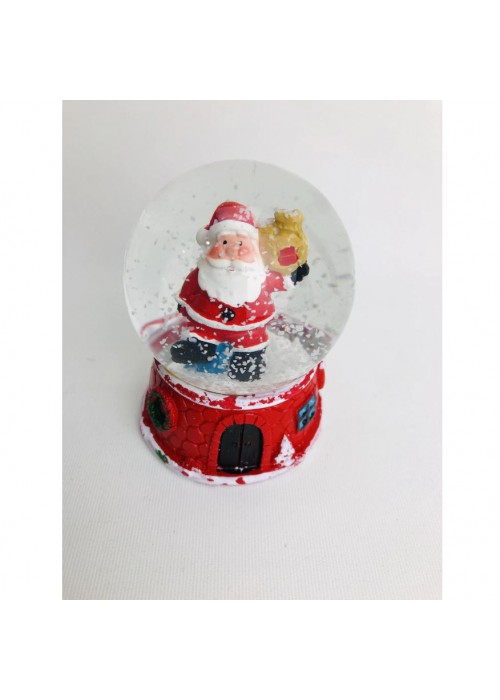 Noel Baba Işıklı Kar Küresi Noel Baba Işıklı Kar Küresi