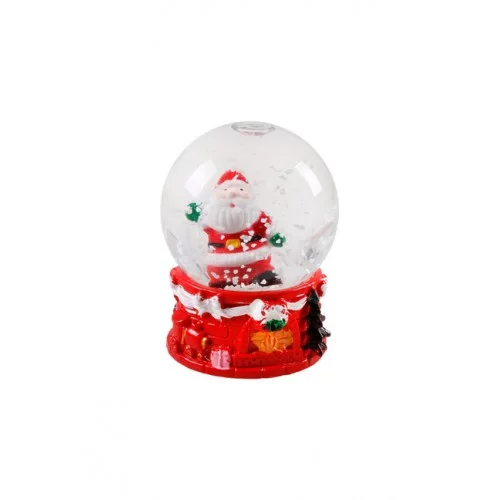 Noel Baba Işıklı Kar Küresi Noel Baba Işıklı Kar Küresi