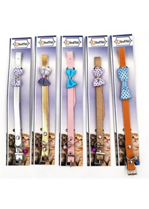 Fiyonklu Kedi ve Köpek Tasması ( Zilli ) 