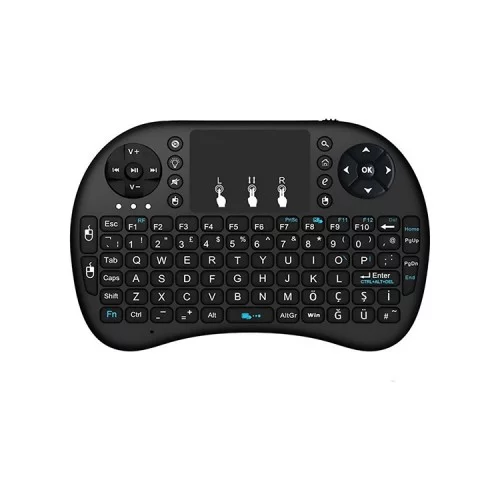 Işıklı Mini Klavye Mouse Özellikli (Türkçe) Işıklı Mini Klavye Mouse Özellikli (Türkçe)
