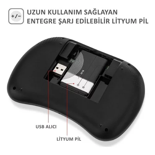 Işıklı Mini Klavye Mouse Özellikli (Türkçe) Işıklı Mini Klavye Mouse Özellikli (Türkçe)