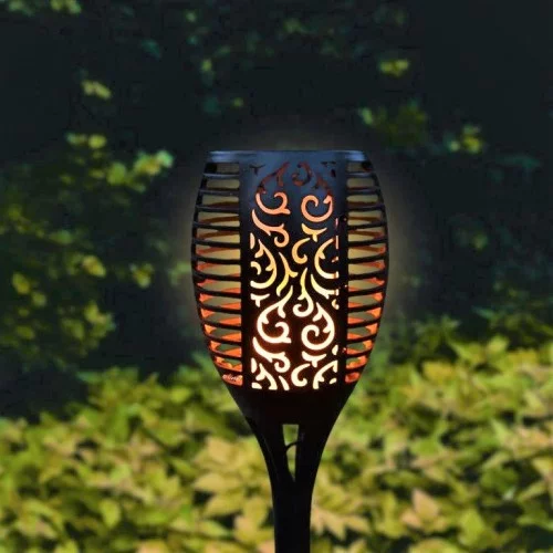 Güneş Enerjili Bahçe Lambası Alev Efektli (80cm 96 LED) Güneş Enerjili Bahçe Lambası Alev Efektli (80cm 96 LED)