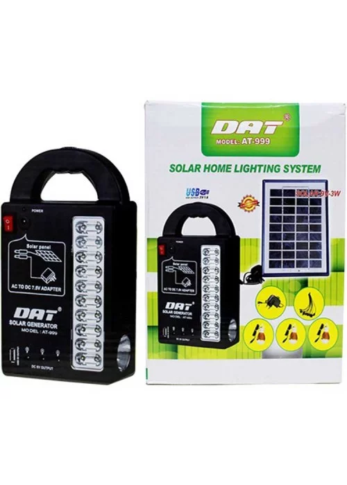 Dat At-999 Şarjlı ve Güneş Enerjili Aydınlatma Cihazı