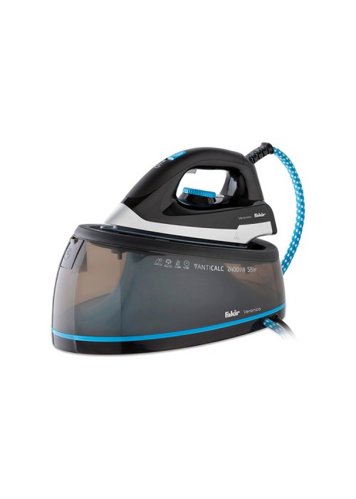 Fakir Veronica Buhar Jenaratörlü Ütü Siyah 2400 Watt Fakir Veronica Buhar Jenaratörlü Ütü Siyah 2400 Watt