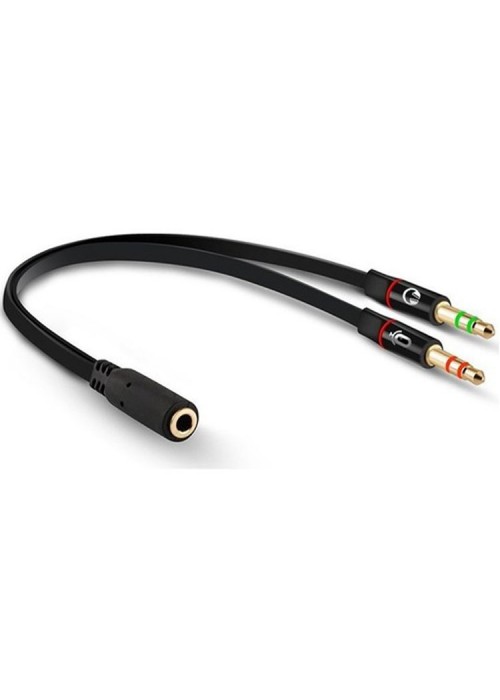 OEM Kulaklık Mikrofon Ayırıcı Y Splitter Kablo 2 x 3.5 mm Stereo Kablo OEM Kulaklık Mikrofon Ayırıcı Y Splitter Kablo 2 x 3.5 mm Stereo Kablo
