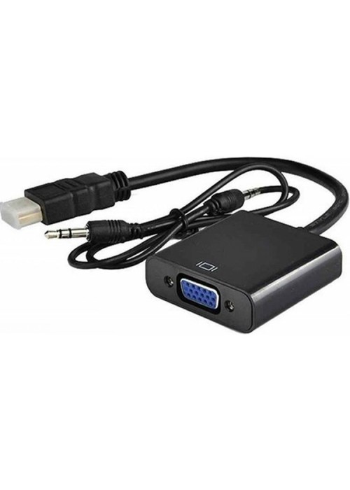 Concord C-554 HDMI to VGA + Aux Dönüştürücü Kablosu Concord C-554 HDMI to VGA + Aux Dönüştürücü Kablosu