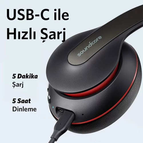 Anker Soundcore Life Q10 Kablosuz Bluetooth 5.0 Kulaklık Anker Soundcore Life Q10 Kablosuz Bluetooth 5.0 Kulaklık