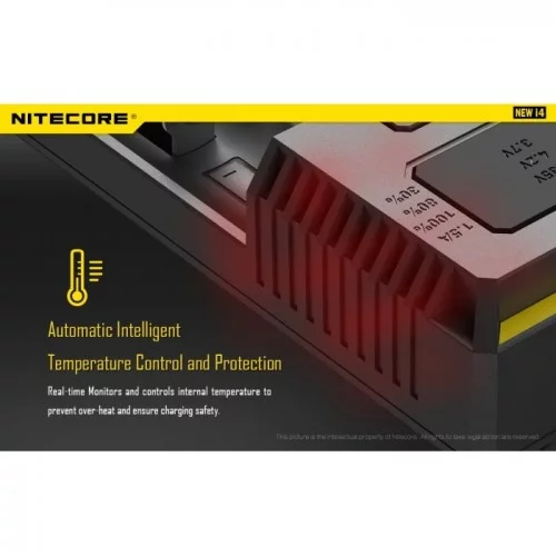 Nitecore New i4 Li-ion 18650 Pil Şarj Aleti Nitecore New i4 Li-ion 18650 Pil Şarj Aleti