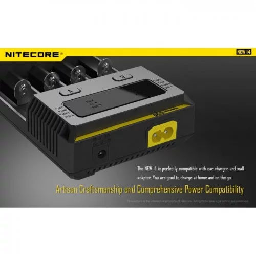 Nitecore New i4 Li-ion 18650 Pil Şarj Aleti Nitecore New i4 Li-ion 18650 Pil Şarj Aleti