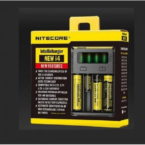 Nitecore New i4 Li-ion 18650 Pil Şarj Aleti Nitecore New i4 Li-ion 18650 Pil Şarj Aleti