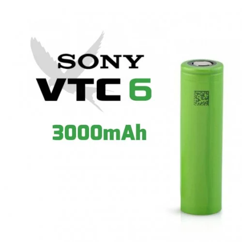 Sony VTC6 18650 3120 mAh Li-On Pil Batarya Sony VTC6 18650 3120 mAh Li-On Pil Batarya