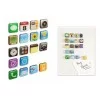 iPhone Teması Buzdolabı Magnetleri (18 Parça) iPhone Teması Buzdolabı Magnetleri (18 Parça)