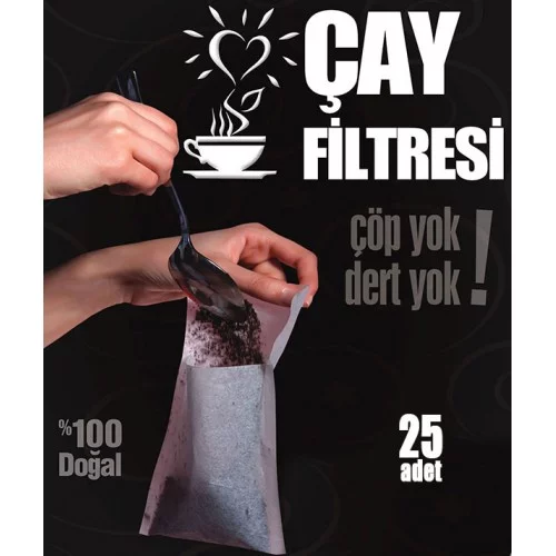 Ev Tipi Çay Demleme Poşeti 40'lı Paket (1000 Adet) Ev Tipi Çay Demleme Poşeti 40'lı Paket (1000 Adet)
