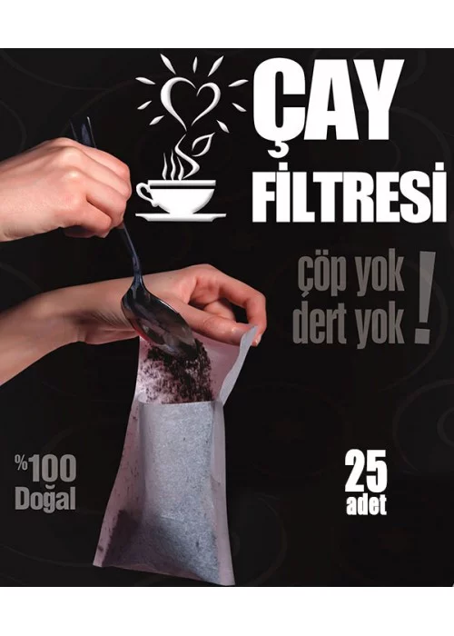 Ev Tipi Çay Demleme Poşeti 10'lu Paket (250 Adet)