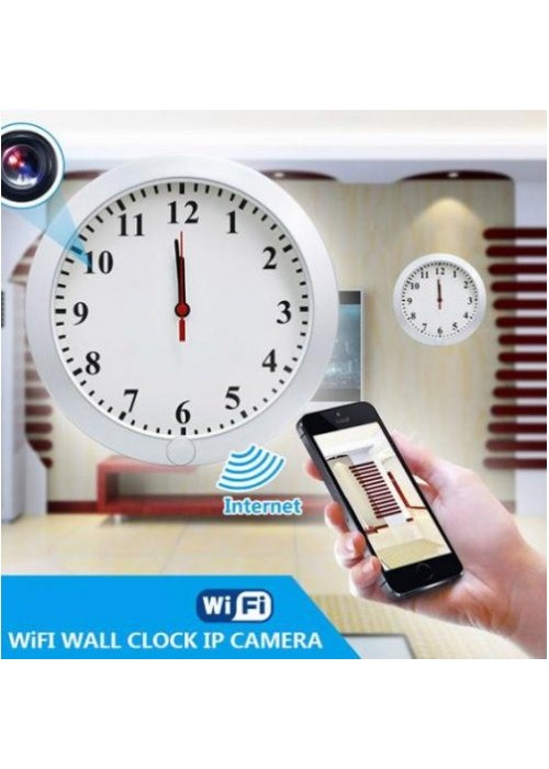 Gizli Kamera Özellikli Wifi Duvar Saati (Sınırsız Çekim - Canlı İzleme) Gizli Kamera Özellikli Wifi Duvar Saati (Sınırsız Çekim - Canlı İzleme)