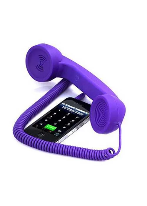 Renkli Mobil Retro Ahize Kulaklık (4 Renk - Radyasyondan Korur)