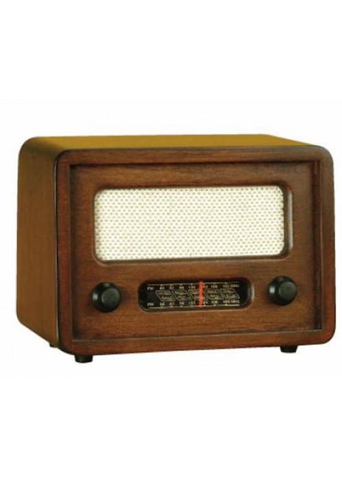 Nostaljik Görünümlü Ahşap Kahverengi Radyo Nostaljik Görünümlü Ahşap Kahverengi Radyo