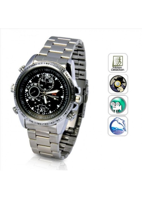 Gizli Kamera Özellikli Metal Kol Saati Gizli Kamera Özellikli Metal Kol Saati