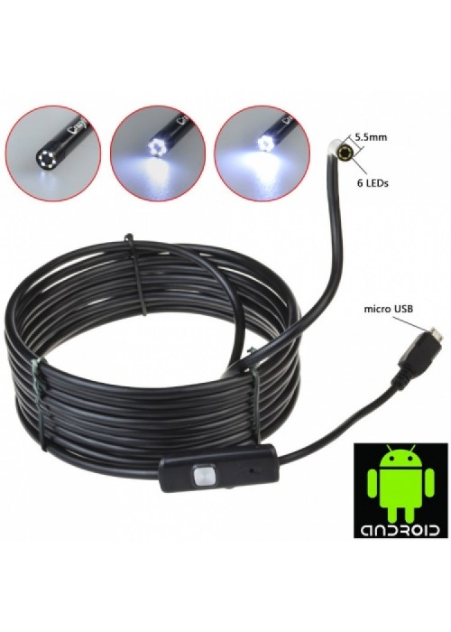 Yılan Kamera Boroskop 5 Mt Akıllı Telefon Destekli Yılan Kamera Boroskop 5 Mt Akıllı Telefon Destekli