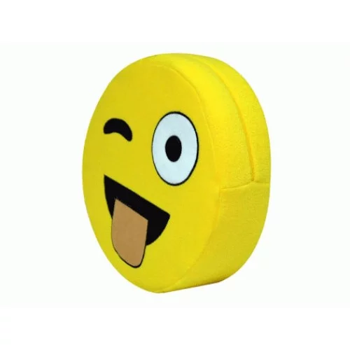 Emoji Yastık Göz Kırpan Dil Çıkartan Emoji Yastık Göz Kırpan Dil Çıkartan