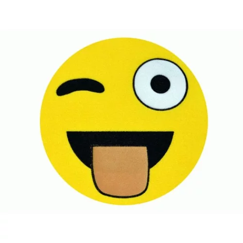 Emoji Yastık Göz Kırpan Dil Çıkartan Emoji Yastık Göz Kırpan Dil Çıkartan