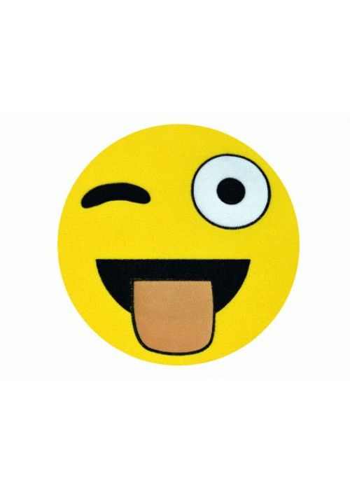 Emoji Yastık Göz Kırpan Dil Çıkartan Emoji Yastık Göz Kırpan Dil Çıkartan